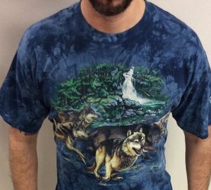 Vintage 90's Wolf Pa